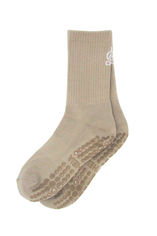 Grip Socks “Aletheia” – Sand Beige
