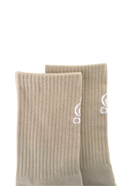 Grip Socks “Aletheia” – Sand Beige